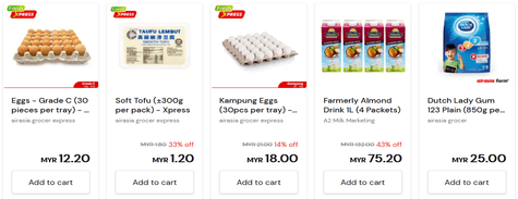 Airasia Grocer Dairy & Eggs