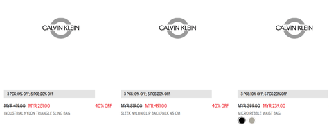 Get Accessories From Calvin Klein