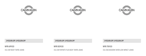 Calvin Klein Men's Denim Jeans