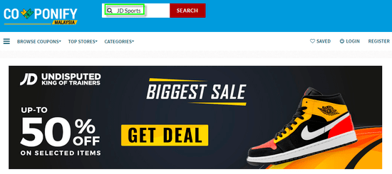 JD Sports Couponify