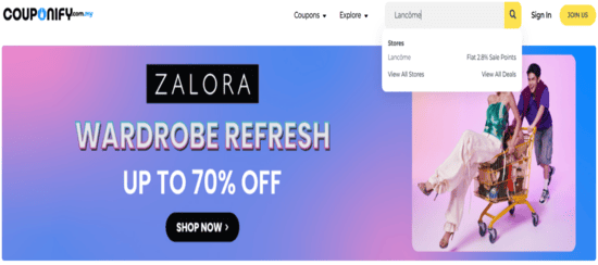 Lancôme Couponify