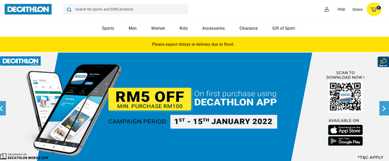 Decathlon Official Website