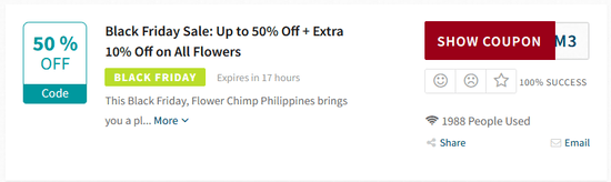 Promo Flower Chimp Code