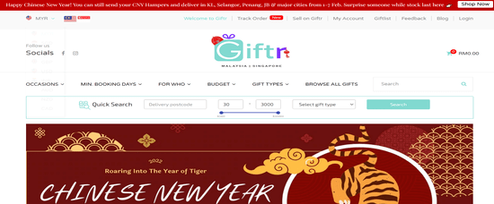 Giftr Official Website