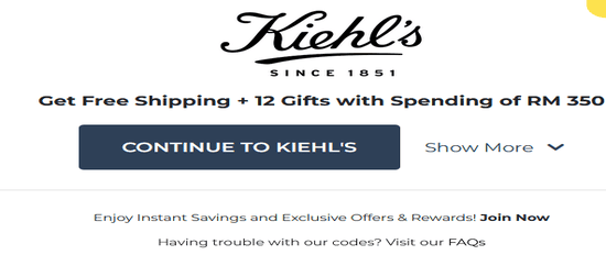 kiehl's Coupon